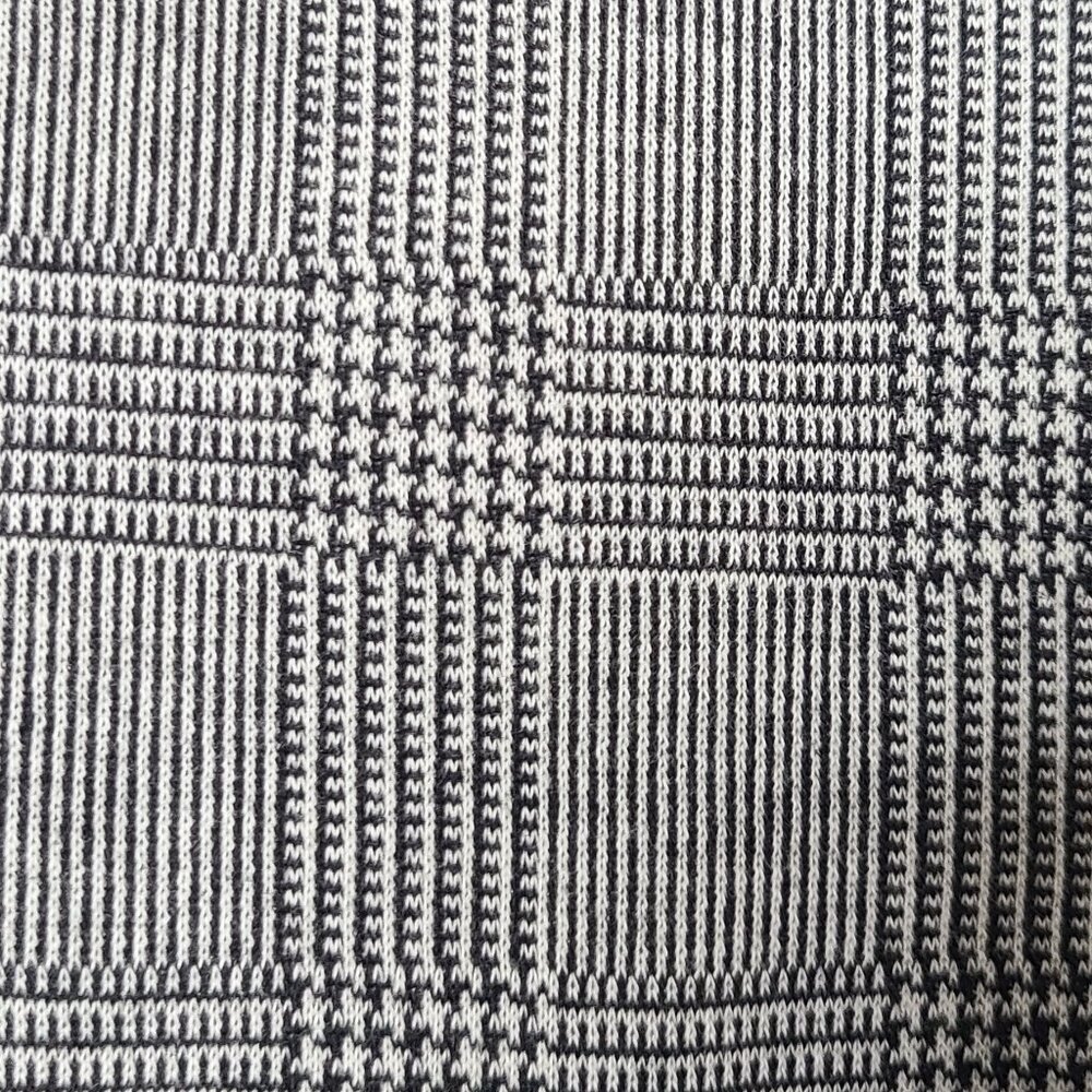 Express Gray Houndstooth Plaid Sheath Office Classic Business Dress Size XL - Picture 11 of 14